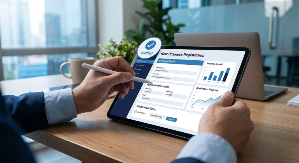 Ψηφιακή διαδικασία έναρξης επιχείρησης και συμπλήρωση φορμών για e-shop.